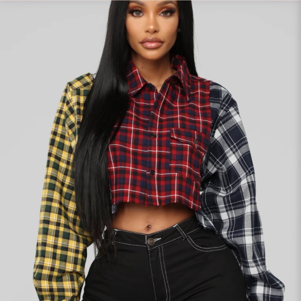 Colorblock Plaid Too